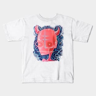 Pink demon Kids T-Shirt